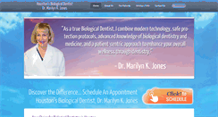 Desktop Screenshot of marilynkjonesdds.com