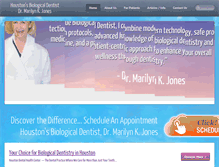 Tablet Screenshot of marilynkjonesdds.com